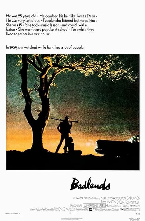 Badlands film posteri