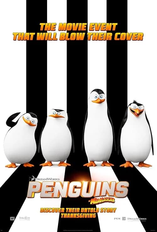 Penguins of Madagascar film posteri
